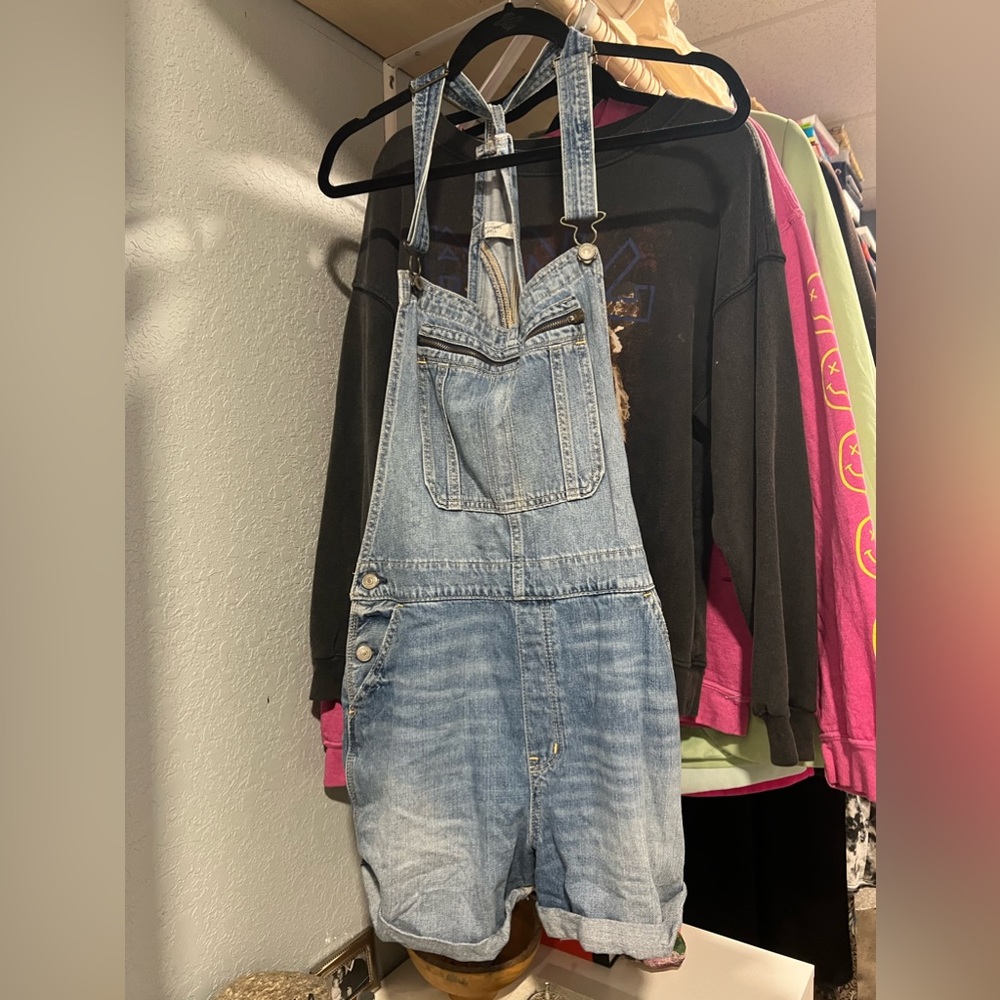 Abercrombie + Fitch Short Overalls